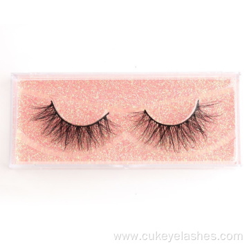 wispy thin mink lashes natural classic mink eyelashes